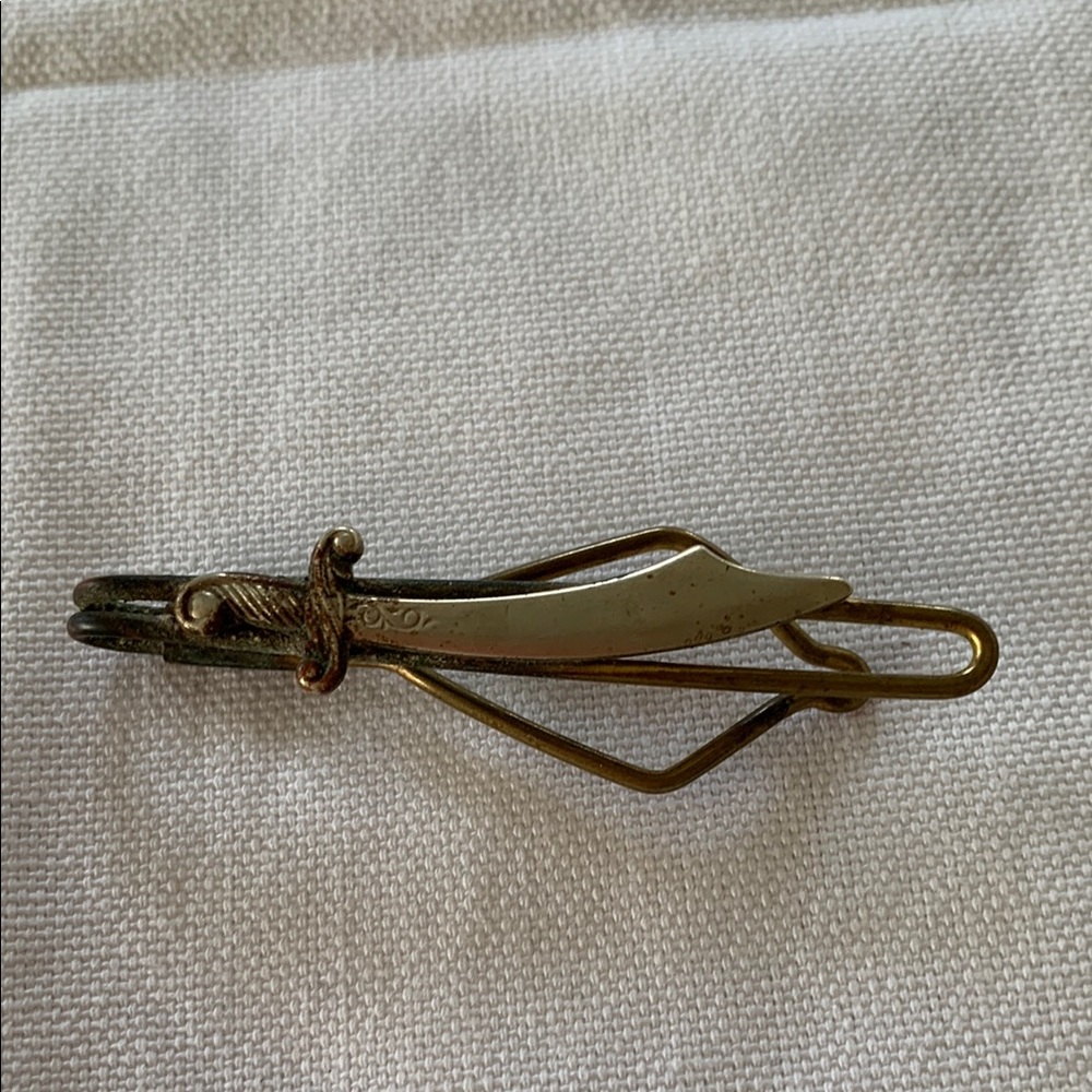 Vintage Shriners Silver Tie Clip. not been cleaned From my father’s collection.